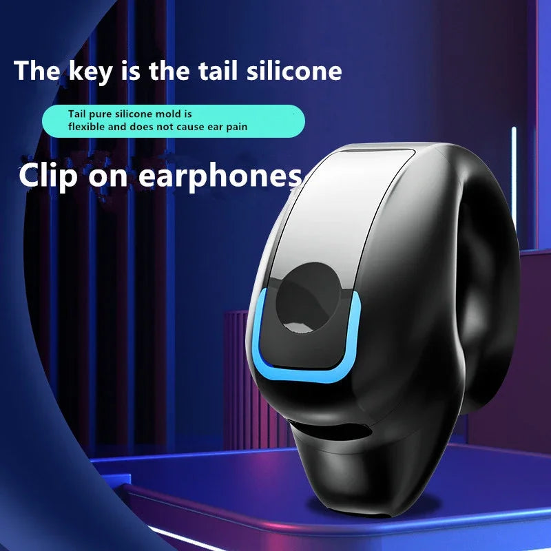Borwger Bluetooth 5.3 Open-Ear Clip Wireless Earphone