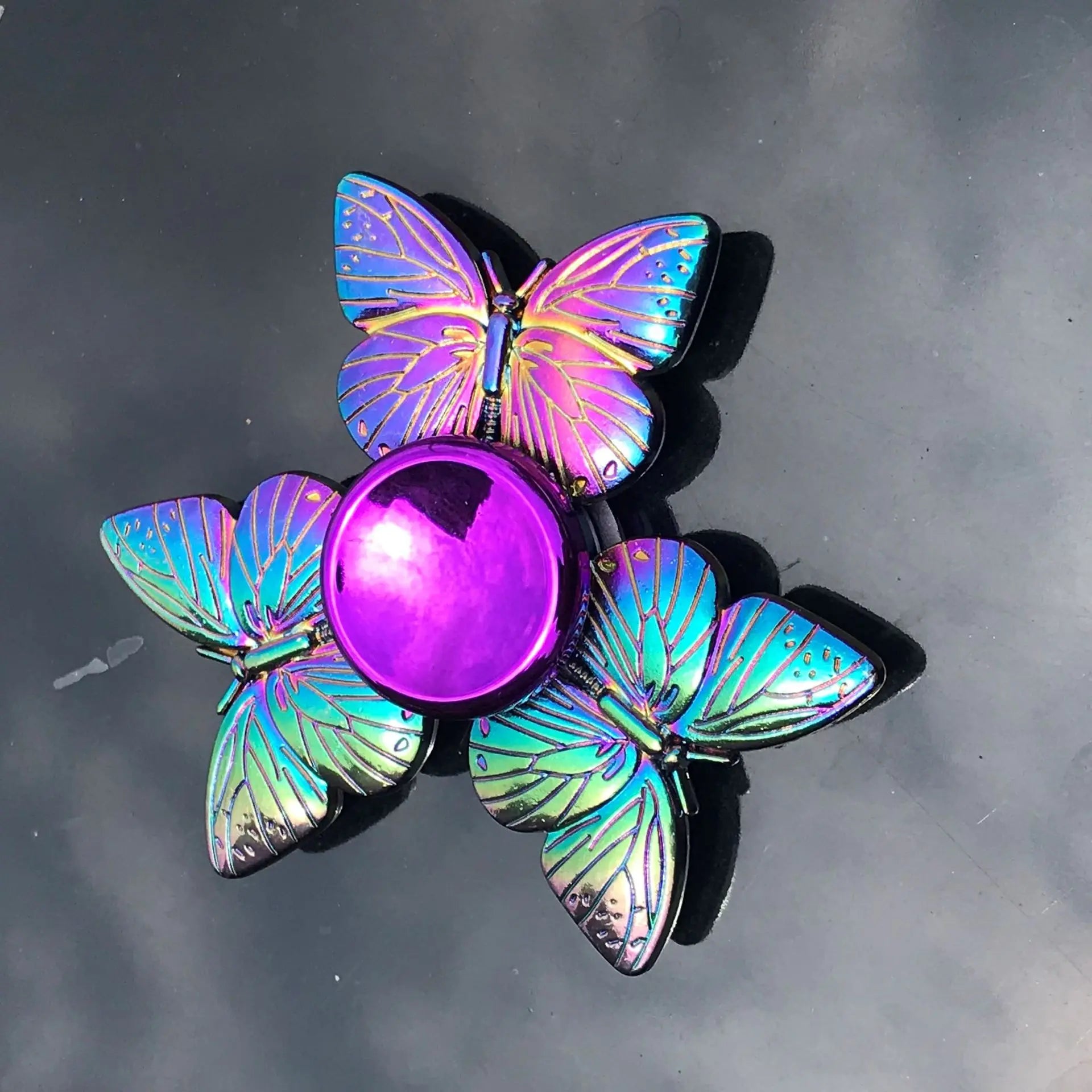 Rainbow Fidget Metal Spinner Colorful Finger Spinners